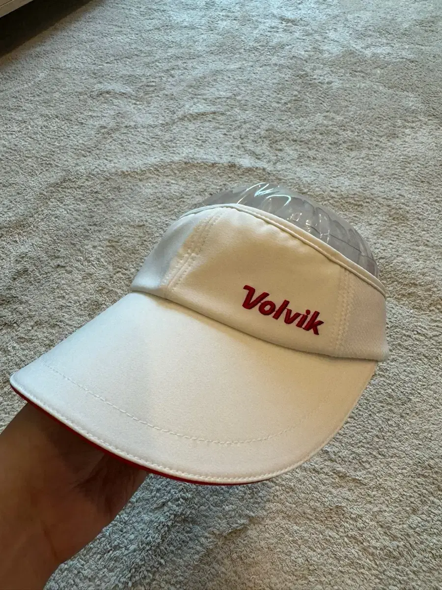 상태좋음) volvik 골프 썬캡 썬바이저 F